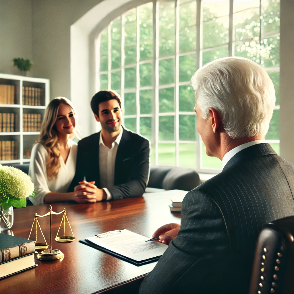 Couple with Lawyer